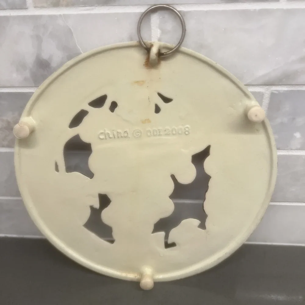 Trivet Grapvine Fruit #130 Round  Footed Wall Decor 8